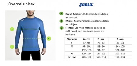 Størrelse guide